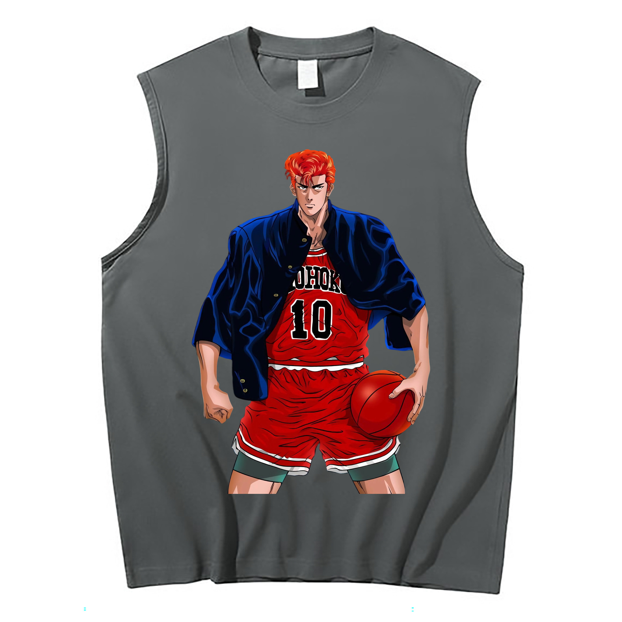 （画像用） SLAM DUNK／スラムダンク コットン100％タンクトップ（フロントプリント）